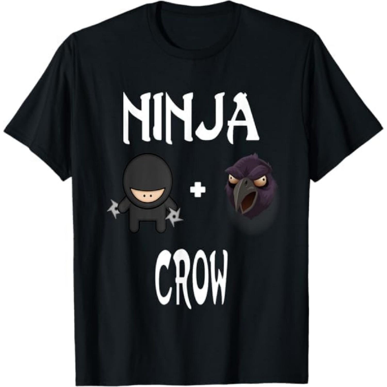 Ninja Crow T-Shirt Crow Ninja T-Shirt Mali Mens Womens Tank Top Sweatshirt Hoodie Longsleeve 430 Black S