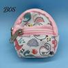 Keychain Accessory Mini Backpack Coin Purse, Scratch Resistant Zippered Compartment Bag, Waterproof Oxford Cloth Earphone Case Holder