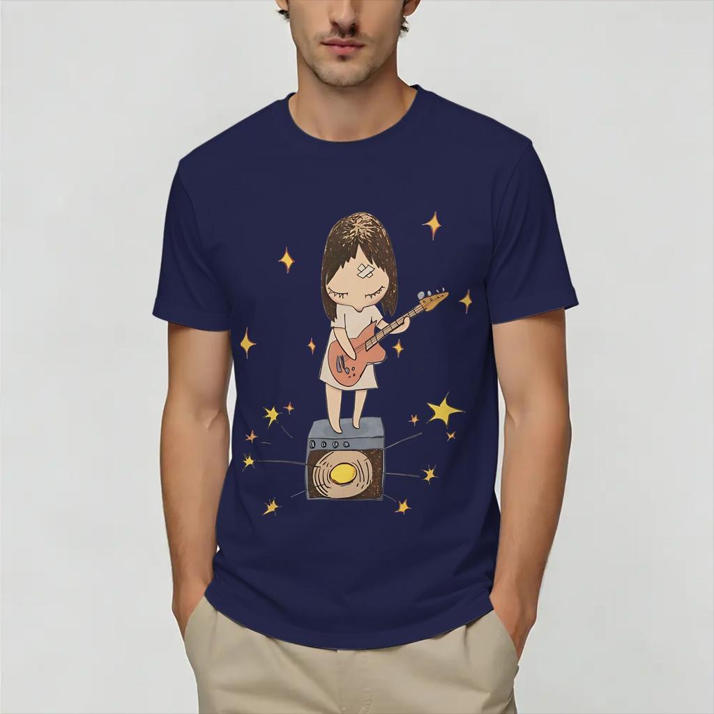 Unisexs TShirt Yoshimoto Naras Fashion 100 Cotton Tee Shirt Short Sleeve T Shirt O Neck Clothes Summer