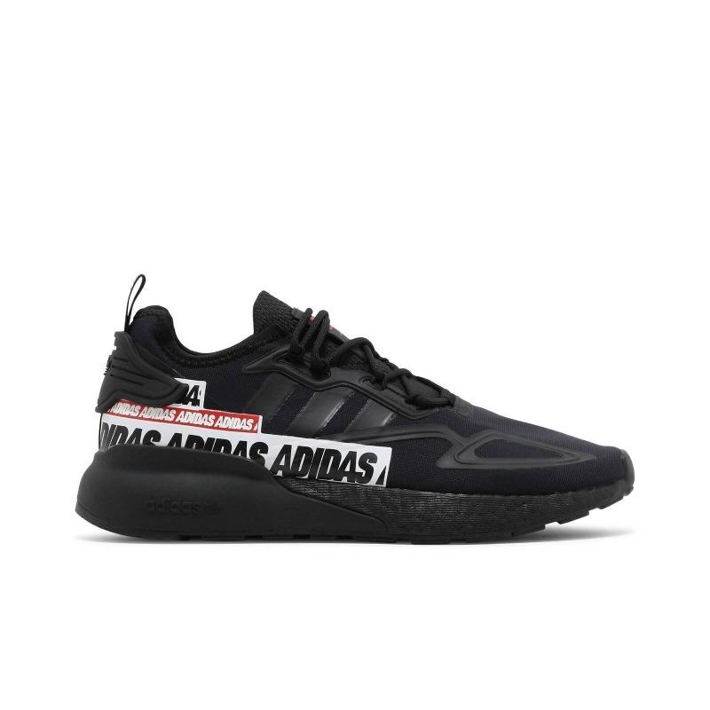 adidas ZX 2K Boost Bold Logo Graphic - Black FX7038 Men s Shoes 37