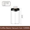 New Bean Coffee Storage Container Vacuum Seal Container Coffee Bean Storage Sealed Container  KFSN01