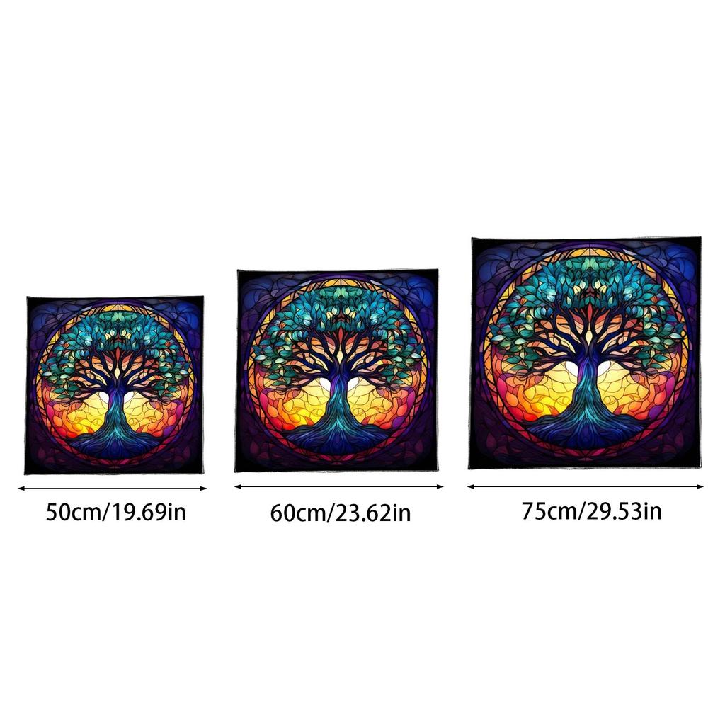 Tarots Tablecloth Altars Cloth Circle Tree Astrology Tablecloth Divinations Card Cloth Tapestry Wall Decoration