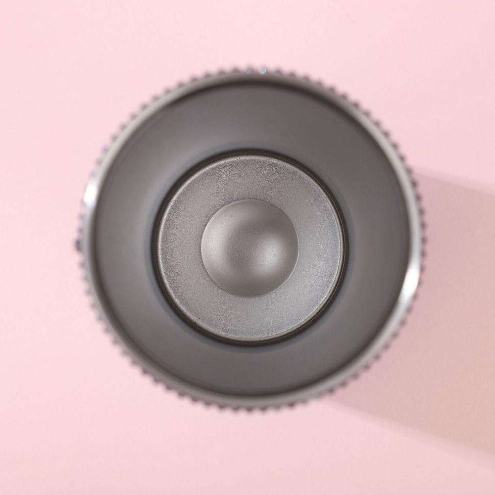 Stick-on Crystals Thermal Bottle with Straw Coffee Cup Durable Vacuum Cup  Winter