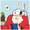 [I Love Painting] DIY Painting Canvas – Charlie Brown Reading, ( 25 X 25 Cm, 1 Set)