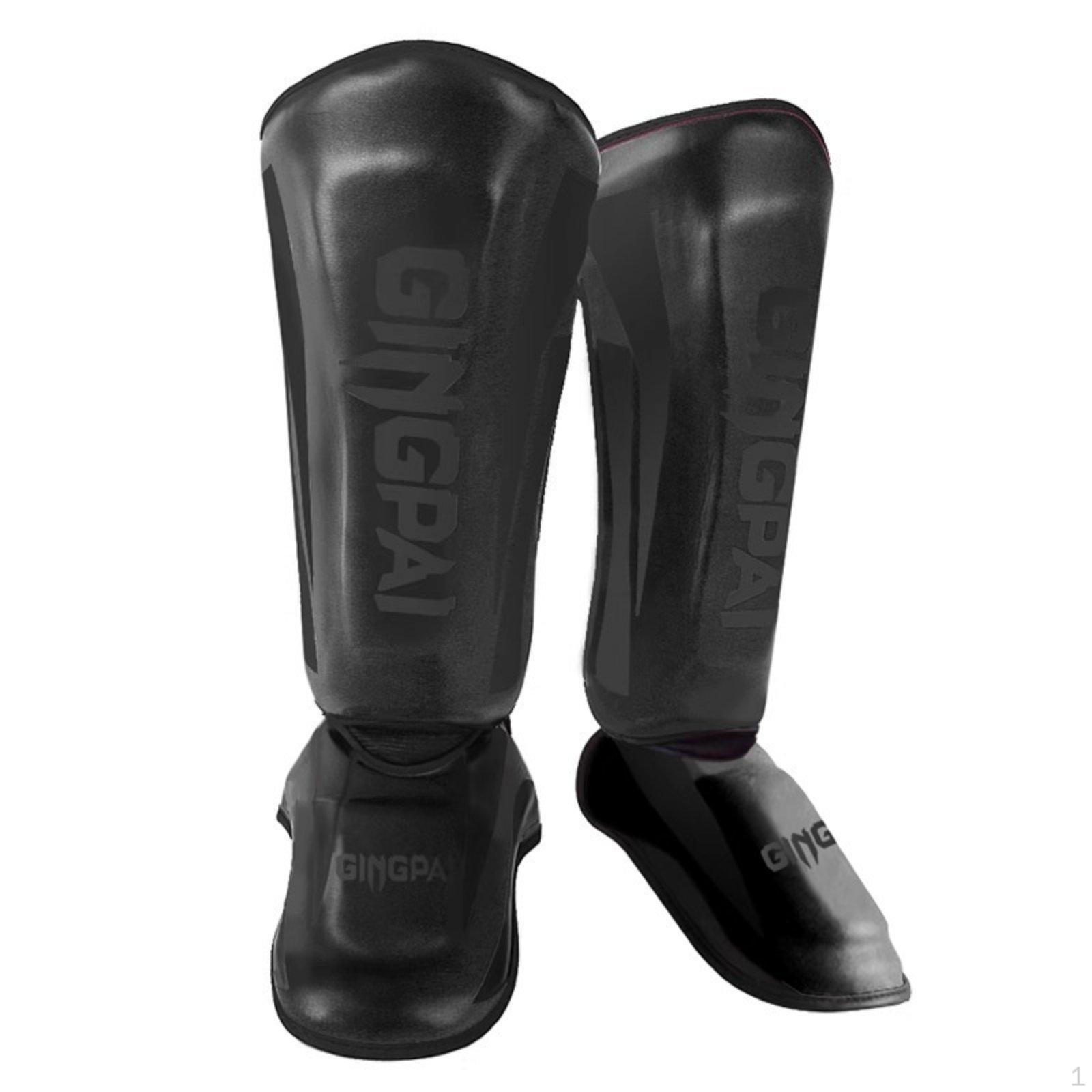 Muay Thai Shin Guards PU Leather
