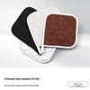 Quilted Terry Cloth Heat-Resistant Pot Mat - Anti-Scalding, Cotton, Multiple Colors