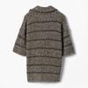 Roberto Collina Striped Polo Knit  Nero Ecru  Black Rcf1m50001a98