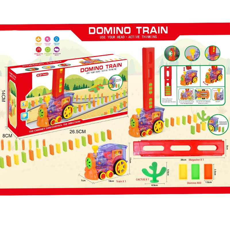 Průhledné domino, Malé vláčky, Dětské automaticky licencované auto, Hračky