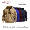 Men's Spring & Autumn Multi-Pocket Zip Hoodie Sweatshirt