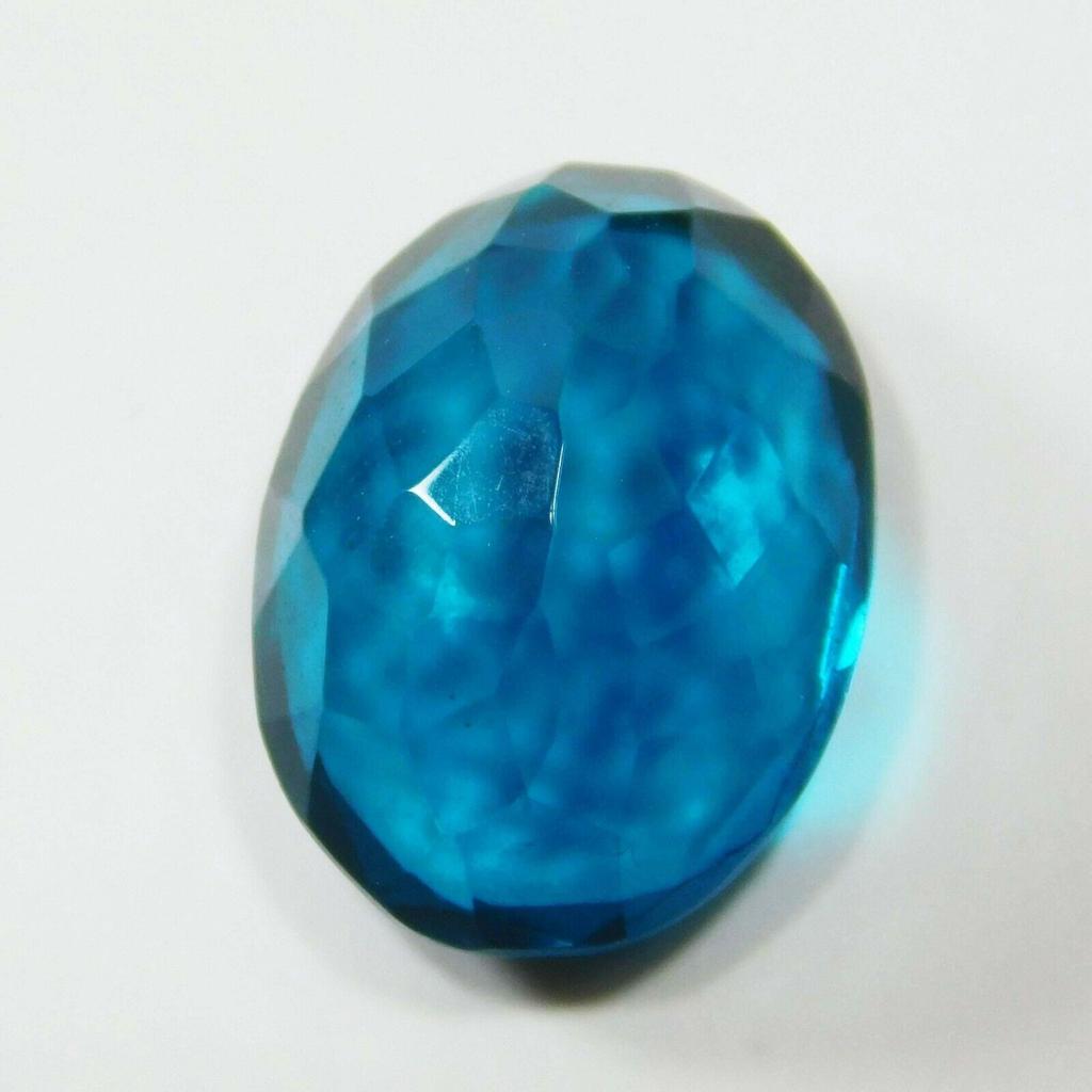 CERTIFIED Rare Teal Sapphire Oval Cut 40.56 Carat Loose Gemstone Free Shipping AU-56