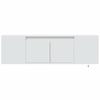 Vidaxl Ścienna Szafka Tv Z Led, Biała, 135X31X39,5 Cm