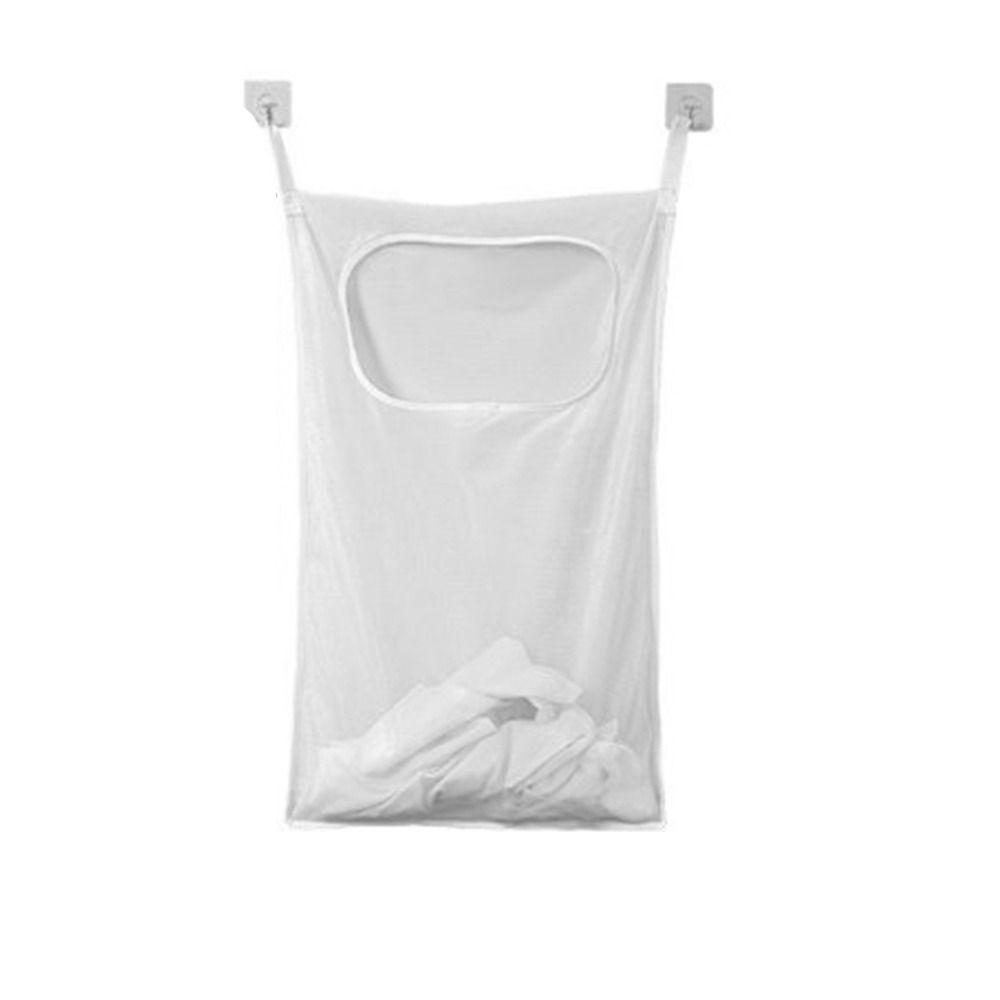 

Водонепроницаемая корзина для грязной одежды, настенный складной органайзер для одежды, общежитие white mesh fabric