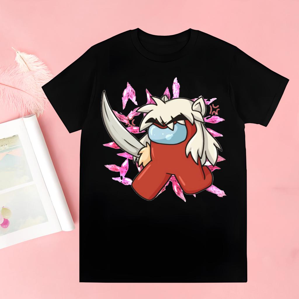 

inuyasha Harajuku Men s tshirt Printed Unisex Short Sleeve t shirt Casual T-shirt Male Streetwear Tops 4XL