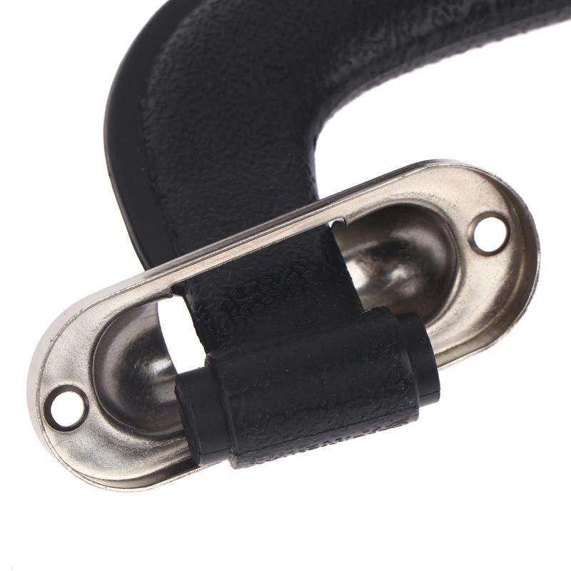 2 Pezzi Maniglia Nera in Plastica con Impugnatura per Custodia di Chitarra Sostituzione Maniglia per Valigia Scatola Bagaglio Accessori per Borsa