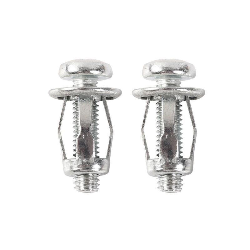 10Pcs M5/M6 Jack Nuts Car Metal Screw Petal Nuts Screw for Hollow Wall Iron Skin