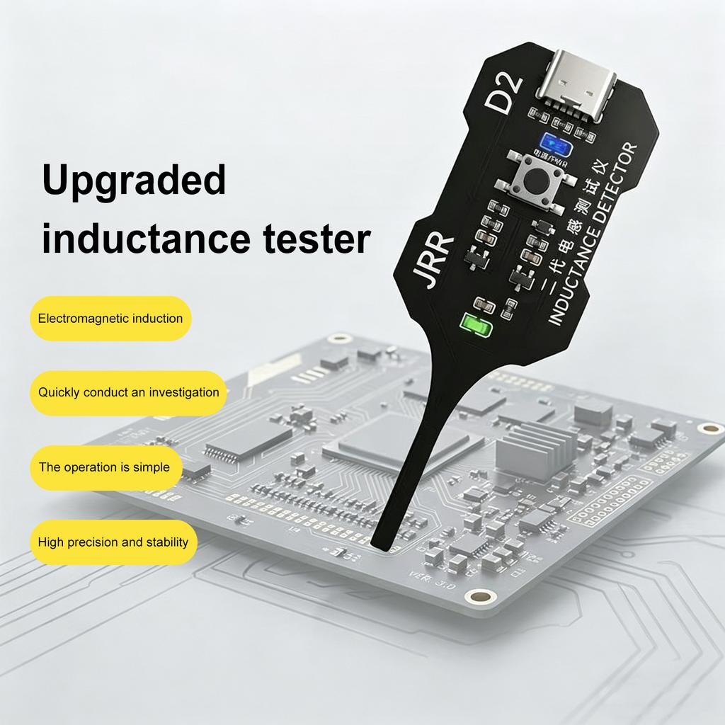 Type-C Pcb Fault Detector Portable High Sensitivity Motherboard Coil Tester for Phone Motherboard Component Repair