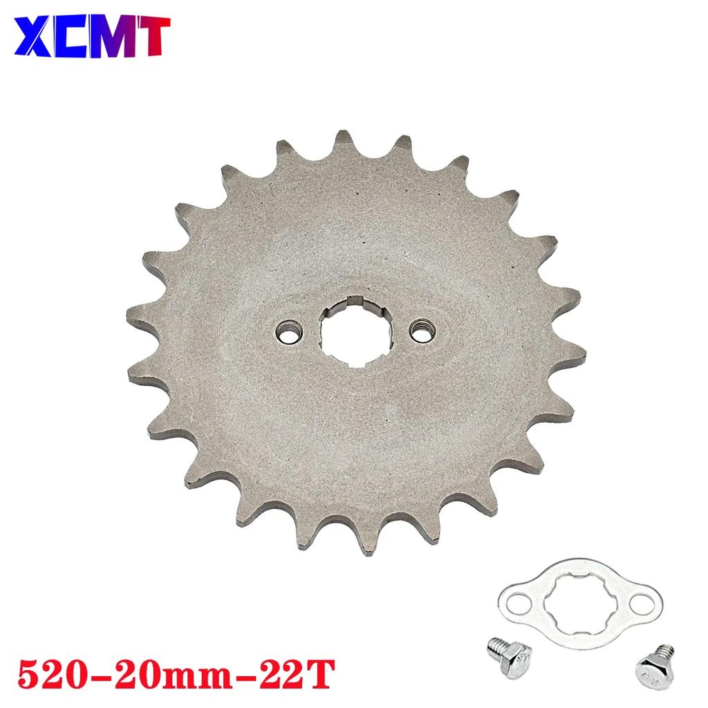 520 10t 11T 12T 13T 14T 15T 16T 17T 18T 19T 20T Zahn 20mm Innendurchmesser Frontmotor Ritzel passend für Pit Bike ATV Motorradteil