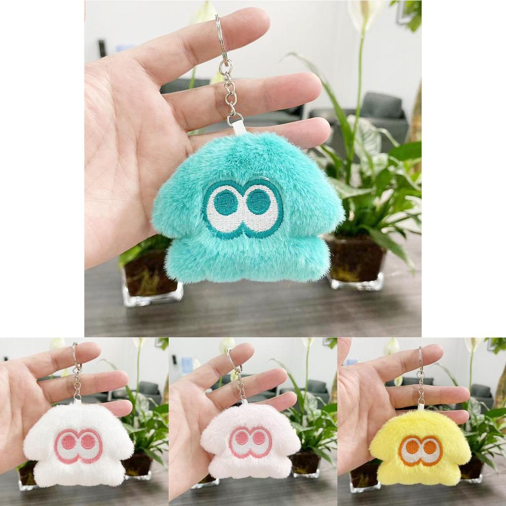 Charming Squid Plush Keychain Soft Toy Colorful Bag Pendant Ideal For Collectors
