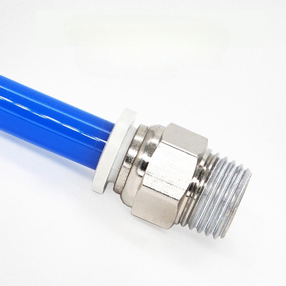 10Pcs Pneumatic Air Fitting Quick Release Push to Connect Compressor Tube PC PL Male BSPT Sizes 1/8 1/4 3/8 1/2 Inch OD 4-16mm