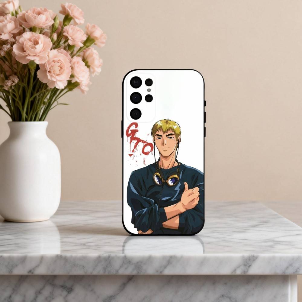 G-GTO-Onizuka T-Teacher-R Phone Case For Samsung S25,S24,S21,S22,S23,S30,Ultra,S20,Plus,Others Soft Black Case