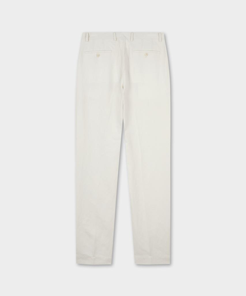 BROOKS BROTHERS Linen Cotton Pants (Ivory) (Bbpcmm7792Bfm)