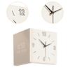 Corner Clock Easy to Read Outdoor Square for Bedroom Living Room Classroom