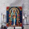 5D Character Bless Diamond Painting Painting Art Set, DIY Cross Stitch Rhinestone Art and Crafts Decoration Home Wall Decoration Mural