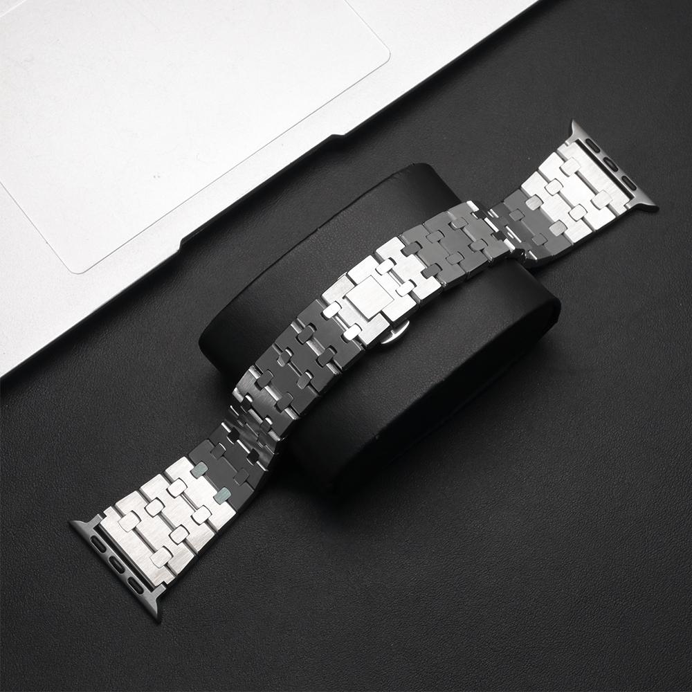 Stainless Steel Strap for Apple Watch Ultra3 49mm 46mm 44mm 45mm 41 40mm 38 42mm Metal Bracelet for Iwatch 11 10 9 8 7 6 5 SE3 4