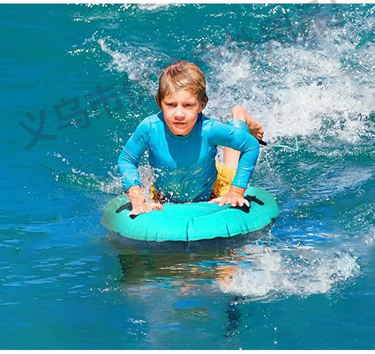 Beginner-Friendly Lightweight Inflatable Bodyboard for Safe Swimming and Surfing