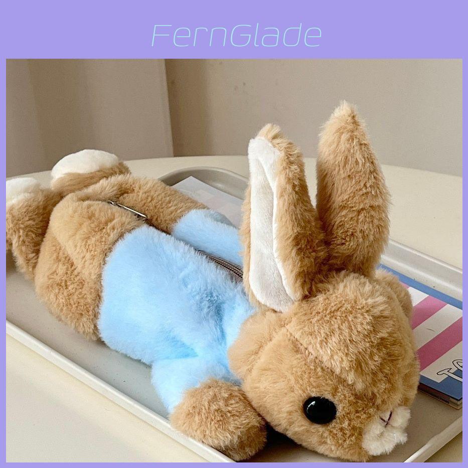 Estuche de Peluche Peter Rabbit con Material Suave para Almacenamiento Escolar y de Viaje
