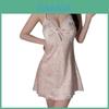 Sweet Cotton Sleepwear With V Neck And Deep V Plus Padding For Home Comfort