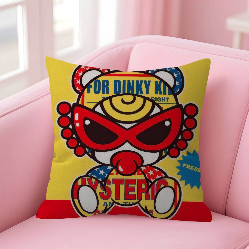 Japan Fashion Hysteric Mini 4545cm Cushion Cover Pillow Cover Decor Pillowcase Home Pillowcase for Couch Pillow
