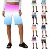 Damen High Waist Lässige Urlaubs Bermuda-Shorts mit weitem Bein Leichte Sommerhose mit elastischem Bund und lockerer Passform