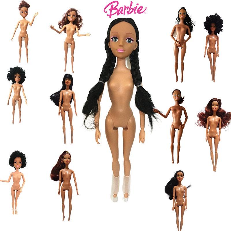 Arical Puppe Spielzeug 11,5 Zoll 4d Braun Afrikanische Gelenkpuppe 30 cm Höhe Kunststoffmaterial Statische Ausstellung