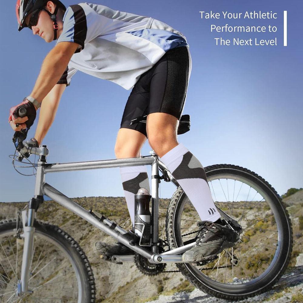 1 Pair Calf Compression Sleeve For Women Men, Footless Sock Shin Splint Brace Pain Relief Varicose Veins Treatment For leg