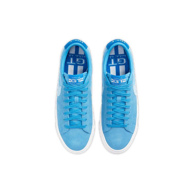 Nike Zoom Blazer Low Pro GT SB Coast Men Sneakers Blue Signal-Blue White DC7695-400