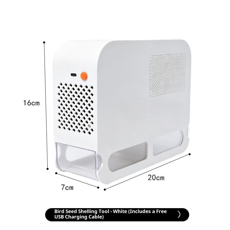 Electric Bird Food Shell Blowing Machine Efficient Adjustable Speed Bird Food Separator Easy Cleaning Save Time