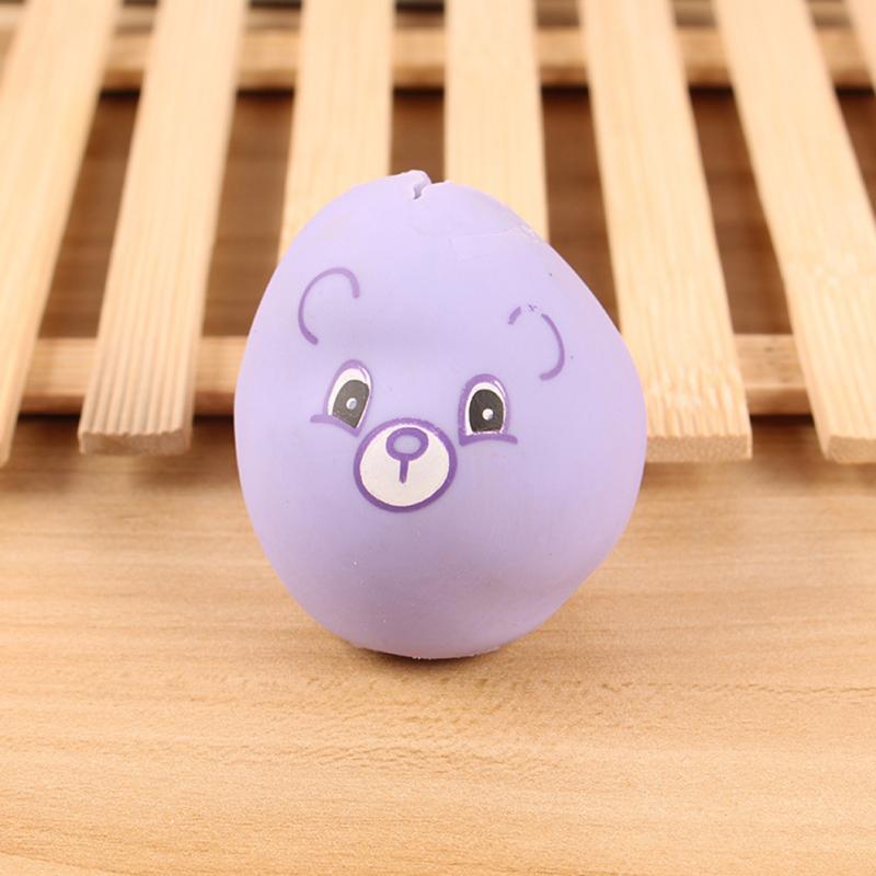 

Скидання тиску Пустотливе яйце Вентиляційний м’яч Милий вираз обличчя Іграшка в вентиляційний отвір Барвистий стискач світло-фіолетового кольору