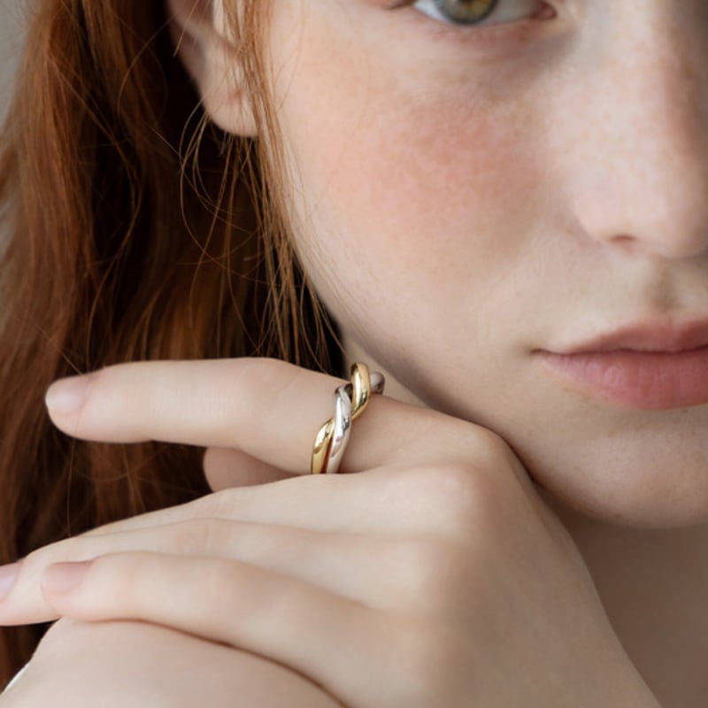 TATIANA Dual Twist Ring CR1888