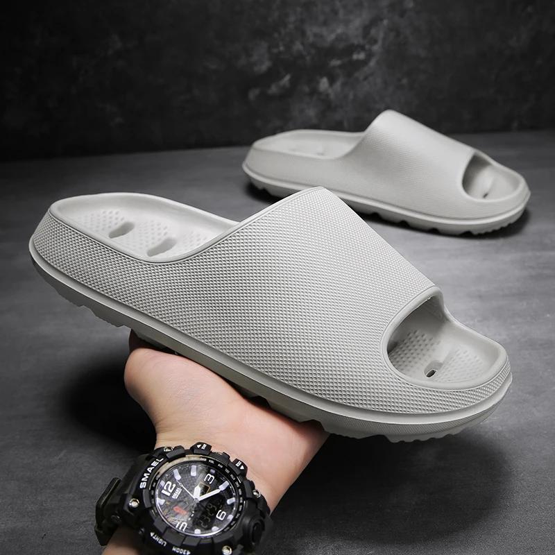 

Тапочки из ЭВА, нескользящие, дезодорирующие, домашние тапочки для ванной, для ванной в гостинице, полые тапочки с утечкой для мужчин и женщин, летние 44-45