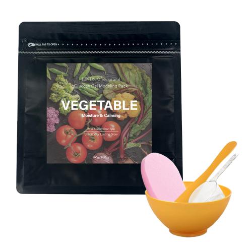 

Lindsay Re:natural Low-irritation Plant-based Nutrient Skin Soothing Hydrating Vegetable Modeling Pack 400g + 3 Pack Tools + Cleansing Sponge Gift NONE