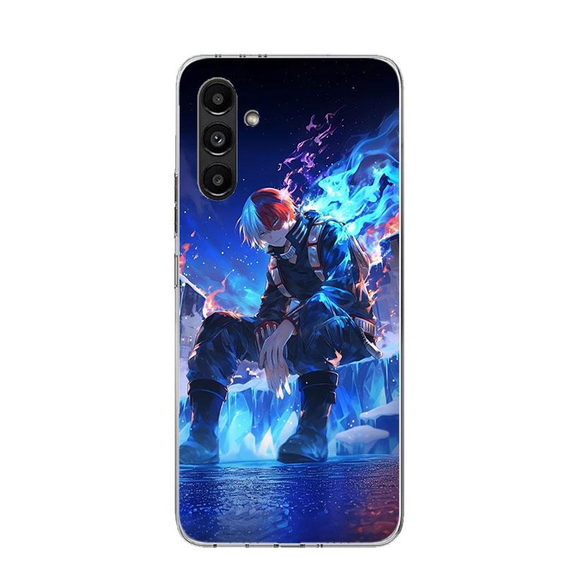 Todoroki Shoto MHA My Hero Phone Case For Samsung Galaxy A13 A14 A15 A16 A17 A53 A54 A55 A56 A33 A34 A35 A36 A23 A24 A25 A26 A05
