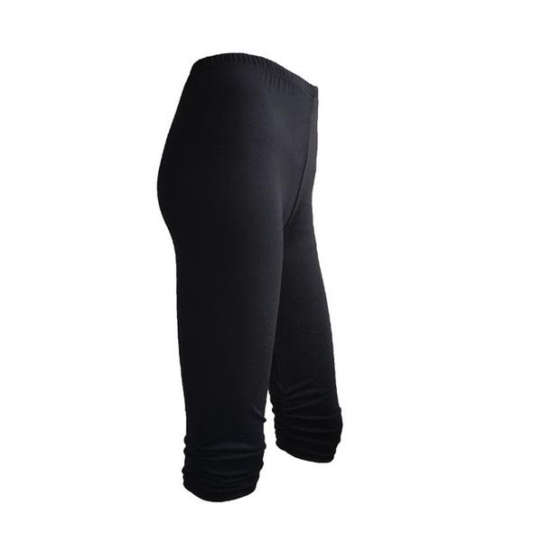 Vrouwen Cropped 3/4 Leggings Stretch Tights Shorts Broek Casaul Slim Candy Color Capri Broek