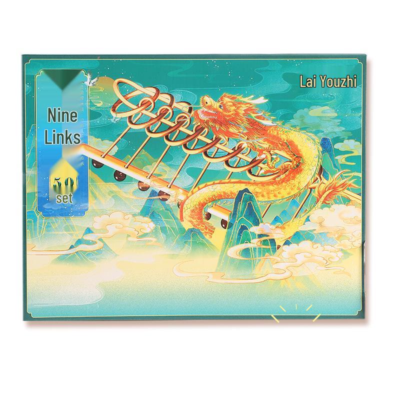 IQ Toys 8-teiliges Puzzle-Set - TikTok Trend Interlocking Rings