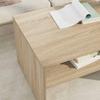 Coffee Table Sonoma Oak 60 x 50 x 40 cm Particleboard