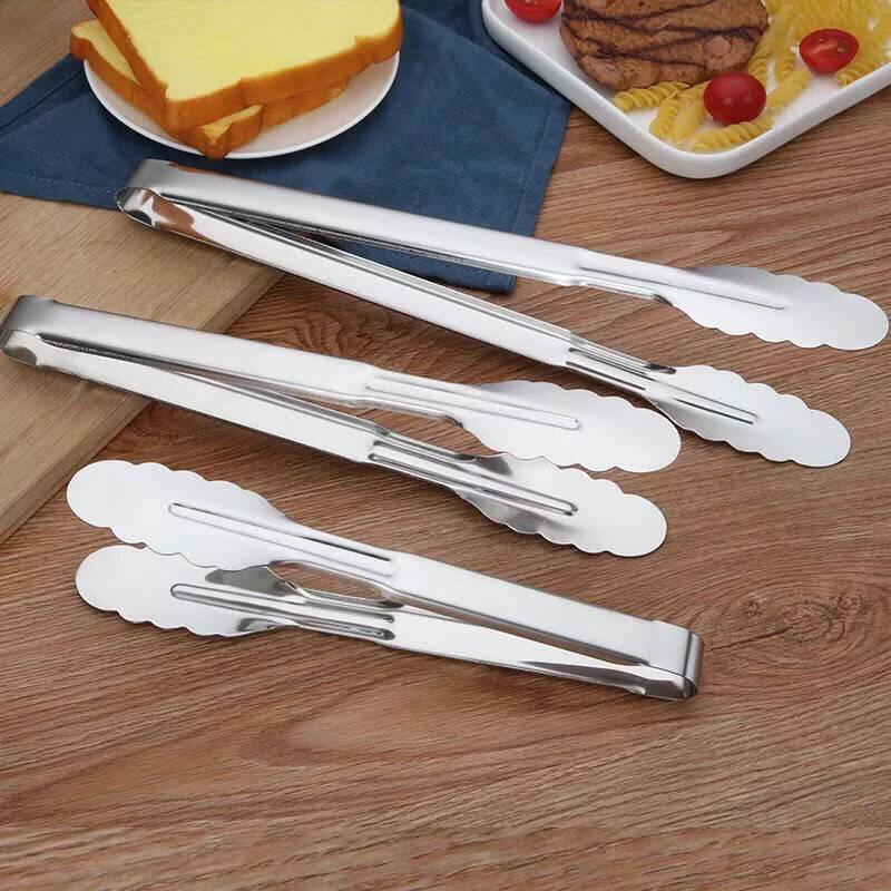 Zhizhou 14-inch Stainless Steel Multipurpose Tongs (2-pack)