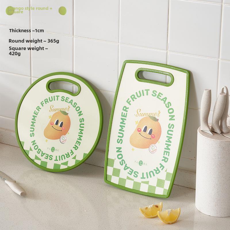 Kreatives Kinder-Doppelseitiges Lebensmittel-Kunststoff-Schneidebrett für Obst
