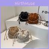 Popular Small Bucket Bag 2024 Spring New Style Fashion Rhombus Chain Single Shoulder Crossbody Bag