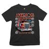 America's Highways Route 66 Youth Kids Boys T-Shirt Truck Driver Mechanic Teamster Kids