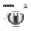 ZISIZ Stainless Steel Heat-Insulated Rice Bowl